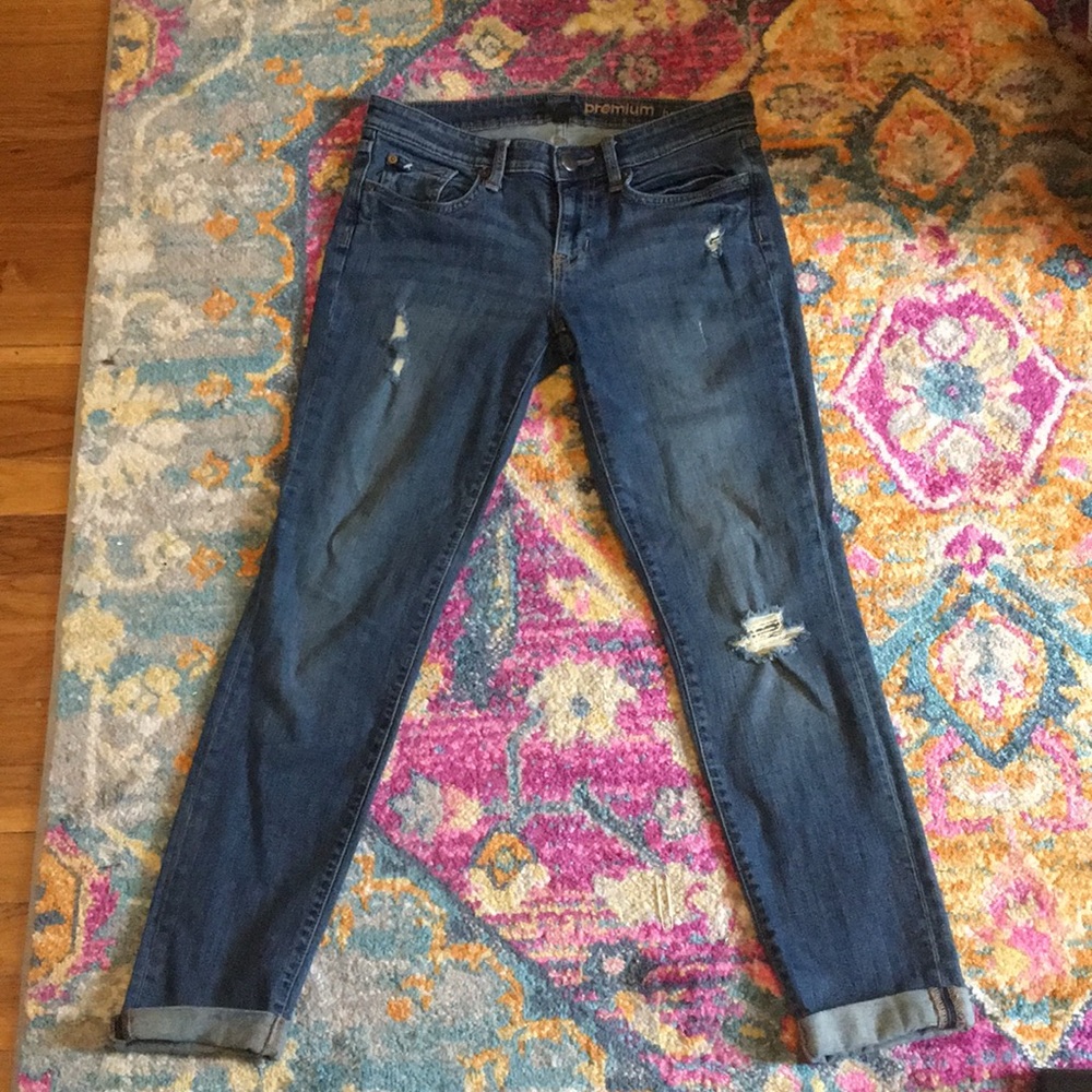 GAP premium boyfriend crop jean